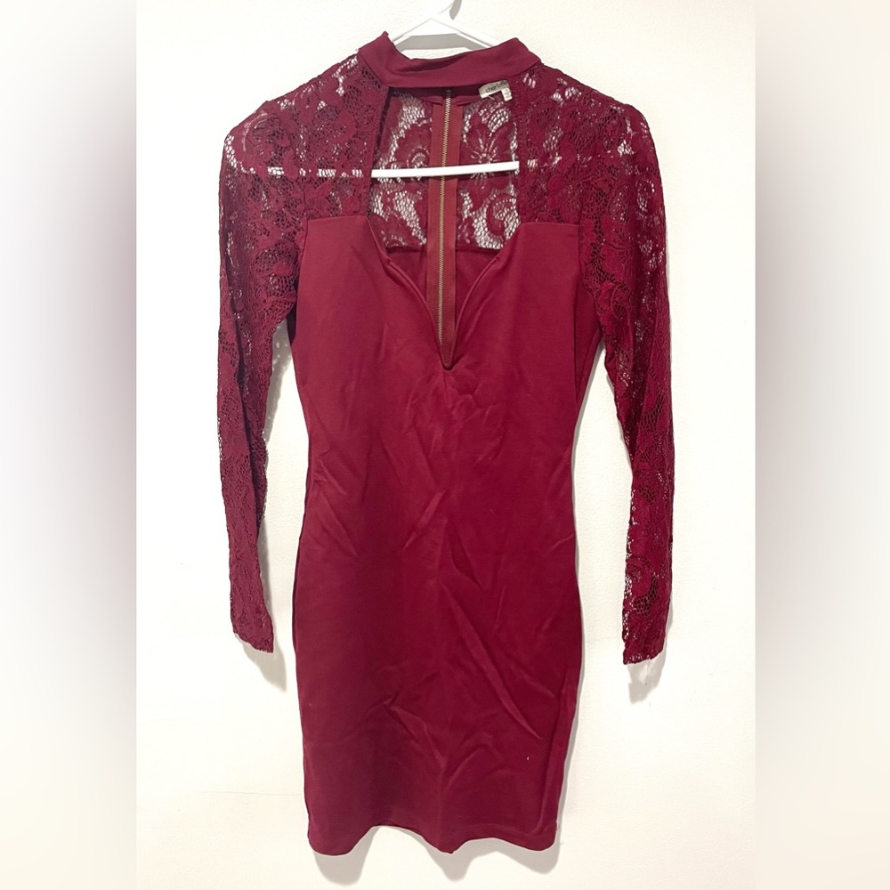 Lace-detailed Dress